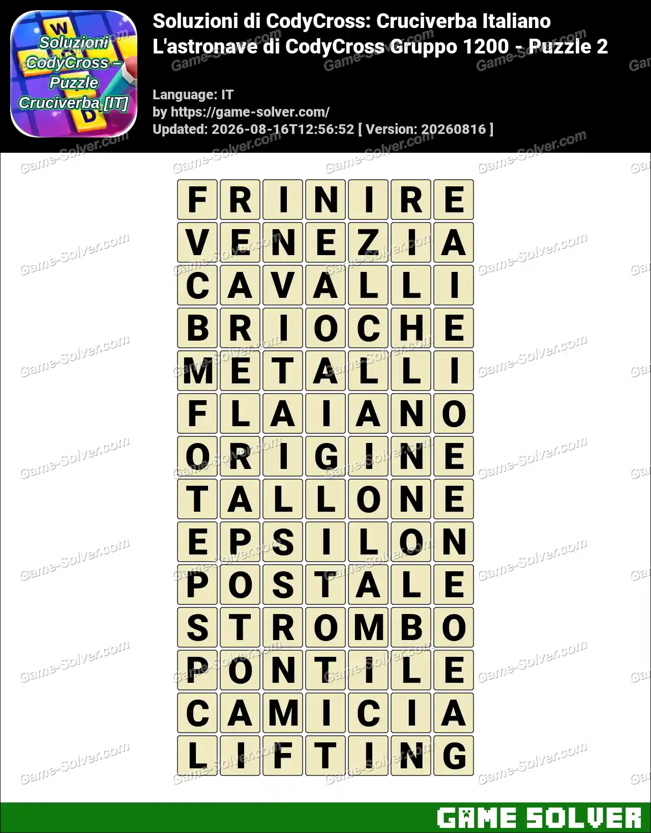 Soluzioni di CodyCross: Cruciverba Italiano L’astronave di CodyCross Gruppo 1200 – Puzzle 2